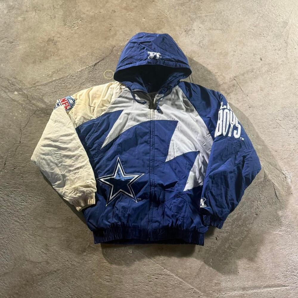 Vintage 90’s Dallas Cowboys Logo Athletic Pro Line Sharktooth Jacket